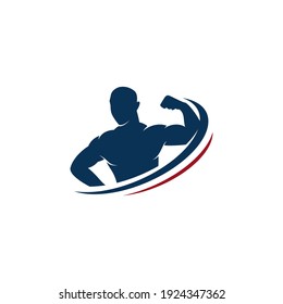 Plantilla de logotipo Gym Ilustración del vector