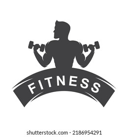 Gym logo vector design template
