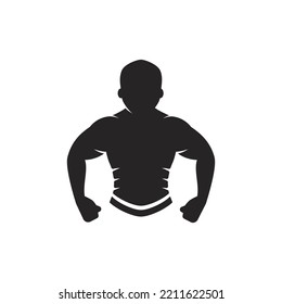 Gym logo vector flat design template eps 10