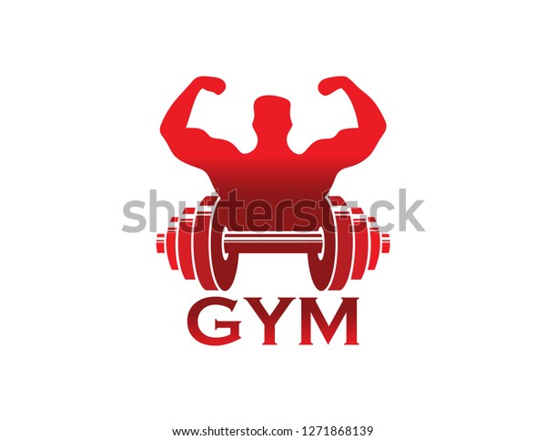 Gym Logo Gym Vector Health Stock Vector (Royalty Free) 1271868139