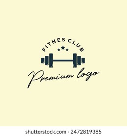 diseño de ilustrador de Vector de logotipo de gimnasio