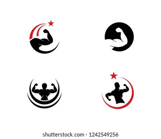Gym logo vector template