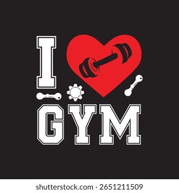 Gym love Fitness Gym life avec des parches pour t-shirts et autres usages