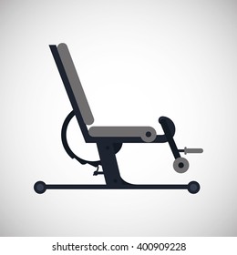 Gym machine design , vector illustration