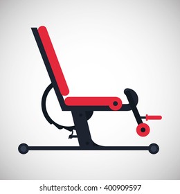 Gym machine design , vector illustration