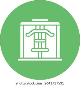 Gym Machine vector icon. Can be used for printing, mobile and web applications.