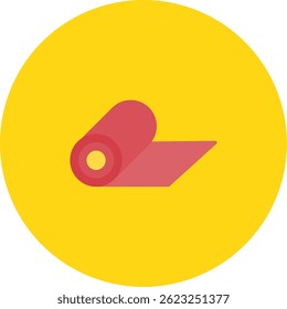 Gym Mat Icon Symbol Art Sign