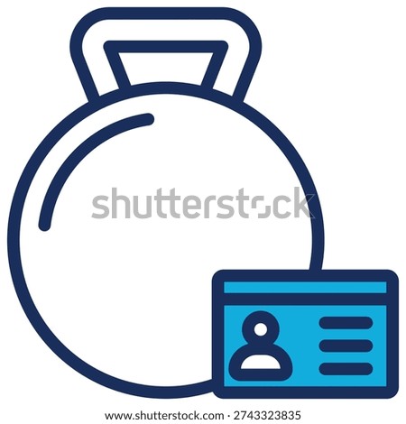 Gym Membership Icon Element For Design