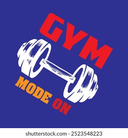 Modo de gimnasio En el último diseño de camiseta de Vector