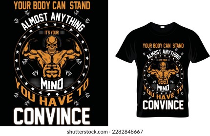 GYM- MOTIVATION COMPLEX T SHIRT DESIGN