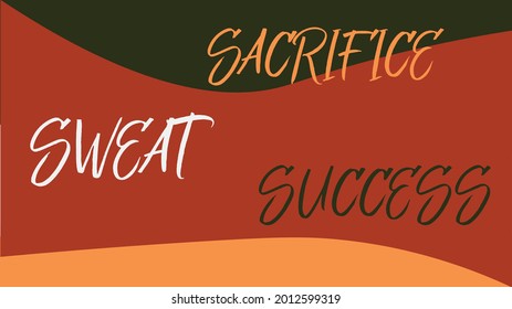gym motivational quote background vector