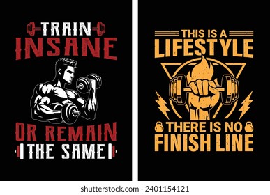 Gym motivational quote with grunge effect and barbell. Workout inspirational Poster. Vector design for gym, textile, posters, t-shirt, cover, banner, cards, cases etc.