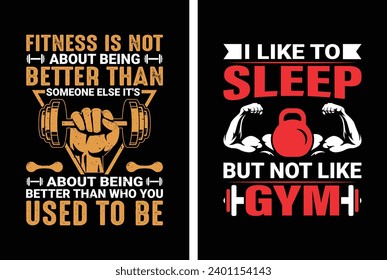 Gym motivational quote with grunge effect and barbell. Workout inspirational Poster. Vector design for gym, textile, posters, t-shirt, cover, banner, cards, cases etc.