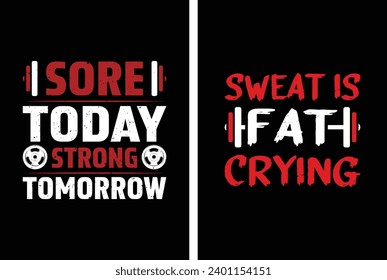 Gym motivational quote with grunge effect and barbell. Workout inspirational Poster. Vector design for gym, textile, posters, t-shirt, cover, banner, cards, cases etc.
