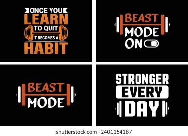 Gym motivational quote with grunge effect and barbell. Workout inspirational Poster. Vector design for gym, textile, posters, t-shirt, cover, banner, cards, cases etc.