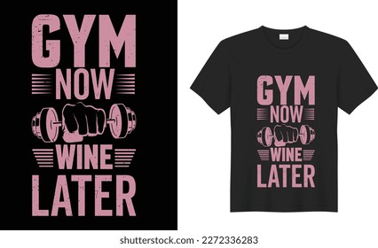 Gym motivational quote Vector graphics T shirt design. inspirational typography, fitness  Grunge effect and barbell. Print fort-shirt, card, poster, gift, Greeting Card, textile,  black background.