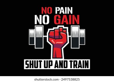 GYM MOTIVATIONAL T SHIRT DESIGN