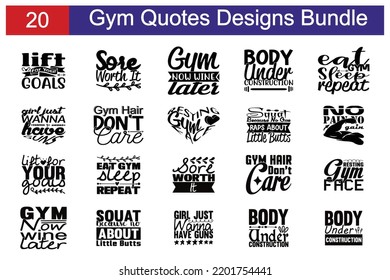 Gym  Quotes SVG Cut Files Designs Bundle. Gym   quotes SVG cut files, Gym   quotes t shirt designs, Saying about Gym  .