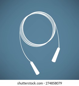 gym rope vector icon