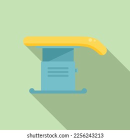 Gym seat icon flat vector. School sport. Indoor fun