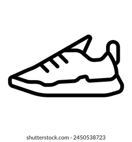 Gym Shoes Vector Line icon Design