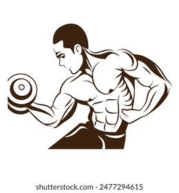 Gym silhouette vector art illustrator