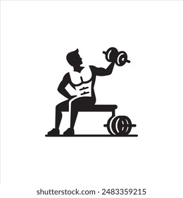 gym  silhouette vector design eps