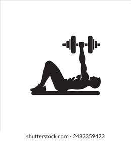 gym  silhouette vector design eps