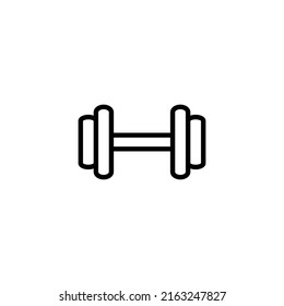 Gym Simple Dumble Illustration Art Vector