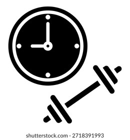 Colección de icono de Vector simple de gimnasio