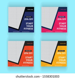 Gym Social Media Post Design