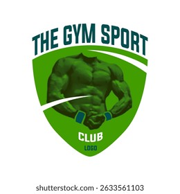 gym sport club logo design,badge t shirt print design