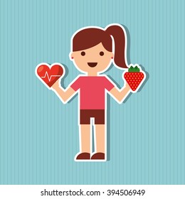 gym sport icon design 