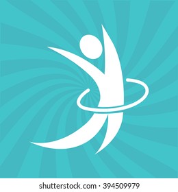 gym sport icon design 