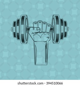 gym sport icon design 