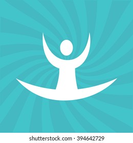 gym sport icon design 