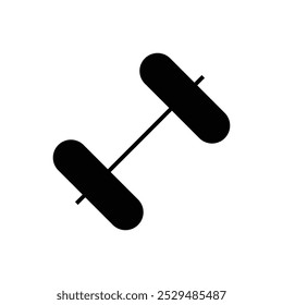 Gym sports interface solid icon.
