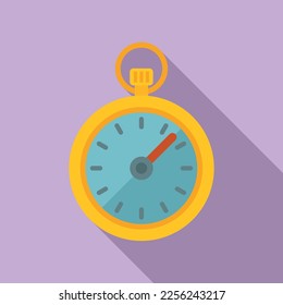 Gym sportwatch icon flat vector. Sport children. Room education