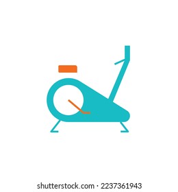 gym stationary bike vector icon workout health and fitness