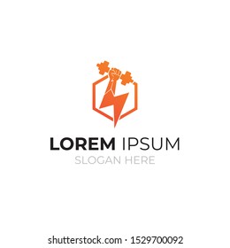 Gym Storm Fitness Professional Vector Logo Template