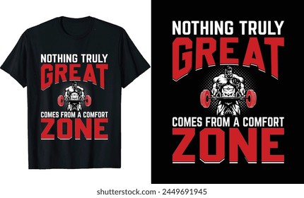 Gym t shirt design, fitness t shirt design, workout t shirt, gym fitness typography creative t shirt design graphic vector