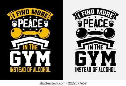 Gym T shirt design, Gym motivational quote, Workout inspirational t shirt design, Fitness t shirt design