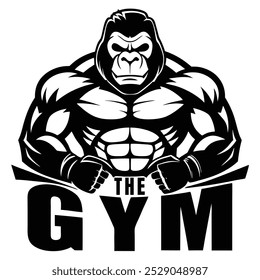 The Gym T Shirt Design, T-shirt Design, Vintage gym fitness t-shirt 