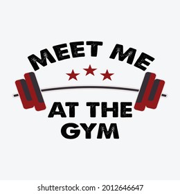 Gym T Shirt Design Vector