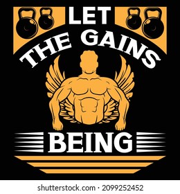 Gym t shirt design and Gym vector 