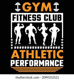 Gym t shirt design and Gym vector 
