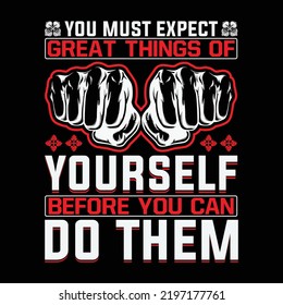 GYM T shirt design vector