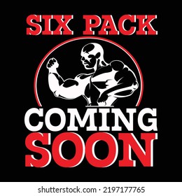 GYM T-Shirt-Design, Vektorgrafik