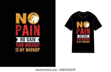 gym t shirt designs vector 