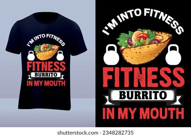 Gym tacos vector t shirt design 